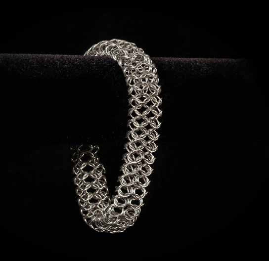 Chainmail Large Mesh Bangle