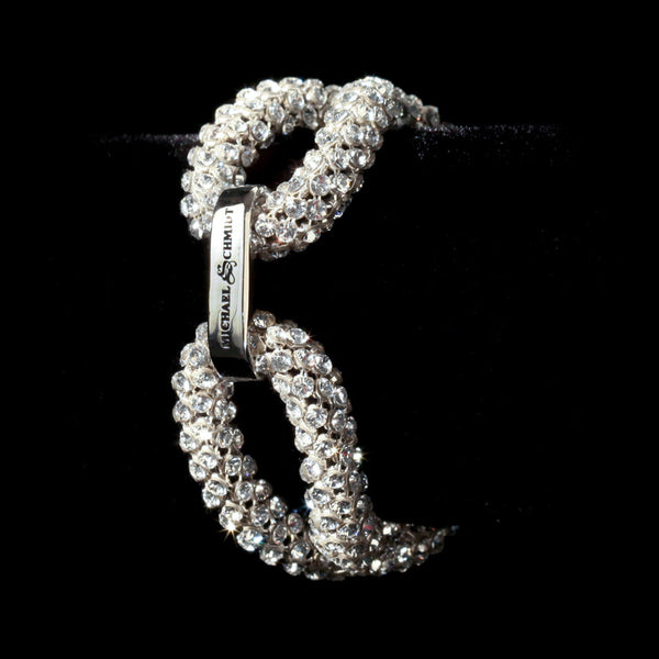 Swarovski Crystal Mesh Love Knot Bracelet