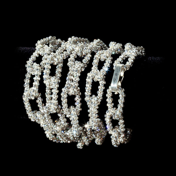 Swarovski Crystal Mesh Chain Necklace