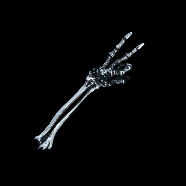Skeleton Arm Peace Pin